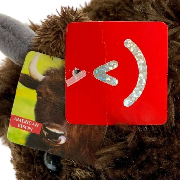 Aurora World American Bison Plush 12 inch Stuffed Animal Brown Buffalo 2018 NEW - Picture 8 of 9